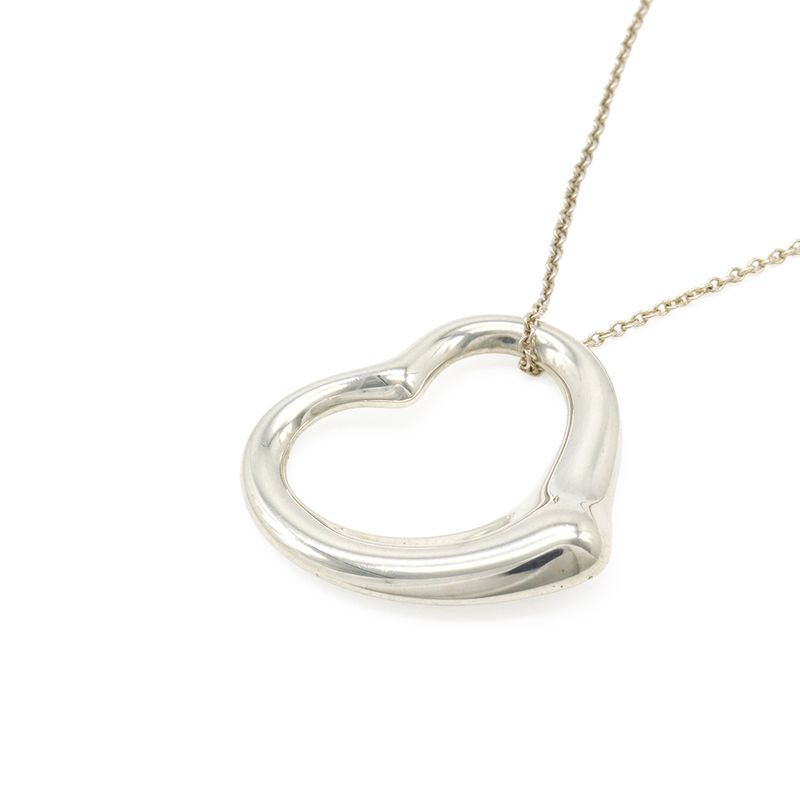 Tiffany & Co Tiffany & Co Elsa Peretti Open Heart Pendant Necklace Large Size