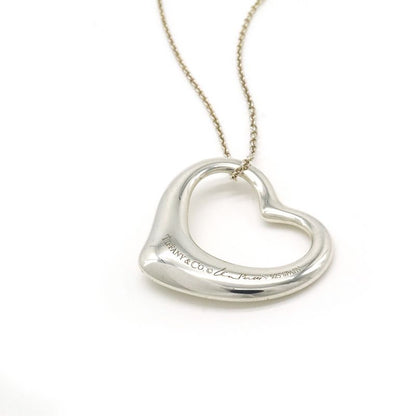 Tiffany & Co Tiffany & Co Elsa Peretti Open Heart Pendant Necklace Large Size