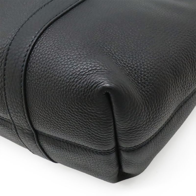 Gucci Miss GG Canvas Tote Bag Shoulder Bag Semi Shoulder Leather Black Gold