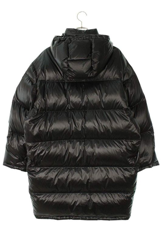 Prada Sgc077 Triangle Plate Nylon Long Down Jacket Men's XS