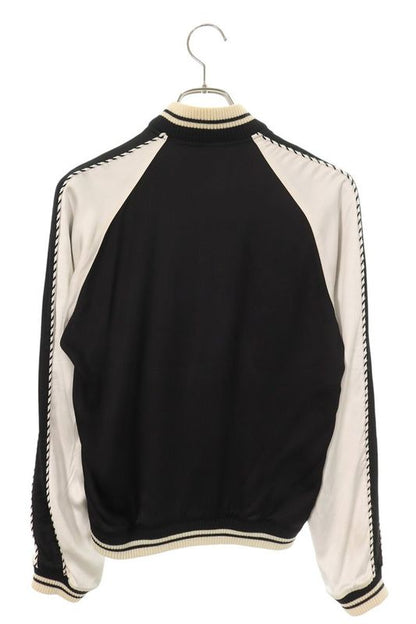 Saint Laurent Paris 14SS 345802 Ym61u Satin Ska Jean Sneaker Blouson Men's 44