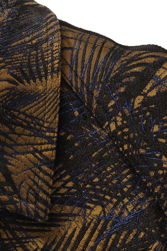 Saint Laurent Paris 637524 Y1c26 Jacquard Zip-up Blouson Men's 42