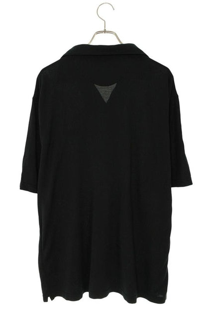 Prada Ujn850 S000 16JM Triangle Patch Pigeon Short Sleeve Shirt Men's XL