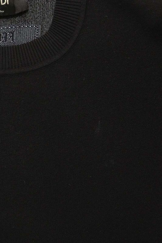 Fendi Fzx030 AIB7 Back Logo Crew Neck Knit Men 44