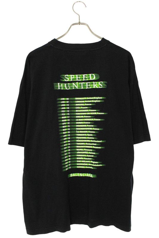 Balenciaga 556133 Tcv38 Speed Hunters Print T-shirt Men's S