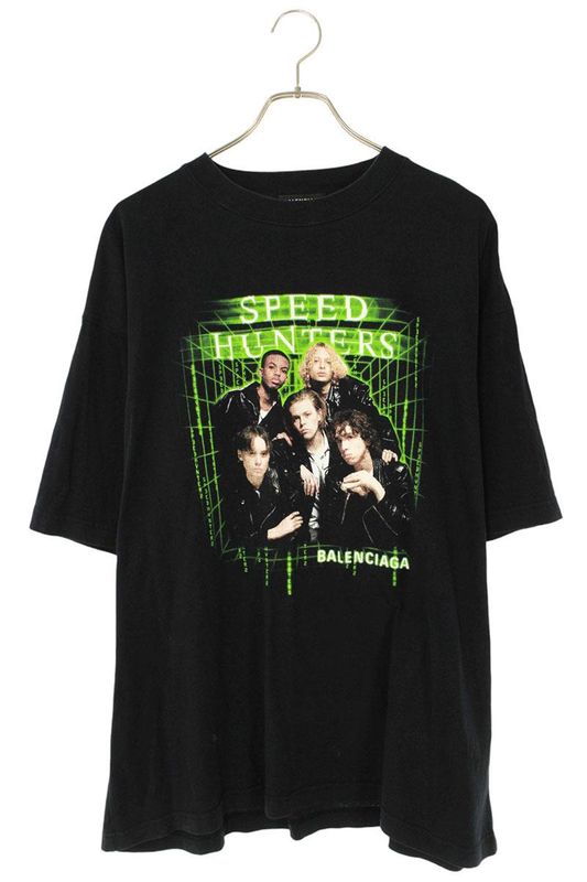 Balenciaga 556133 Tcv38 Speed Hunters Print T-shirt Men's S