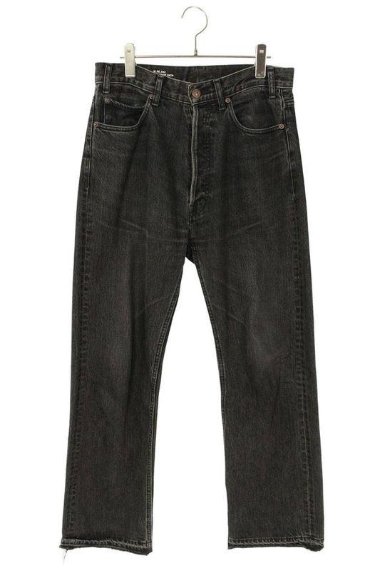 Celine 2n939947f Cut Off Charcoal Wash Wesley Denim Pants Men's 27