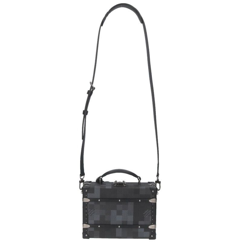 Louis Vuitton N00059 Damoflage Black Canvas Trunk Shoulder Bag For Men