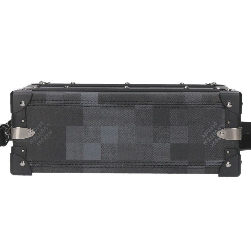 Louis Vuitton N00059 Damoflage Black Canvas Trunk Shoulder Bag For Men