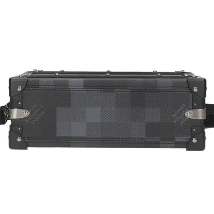 Louis Vuitton N00059 Damoflage Black Canvas Trunk Shoulder Bag For Men