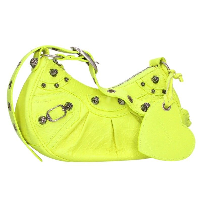 Balenciaga 671309 Lucagor XS Leather Shoulder Bag Men's XS