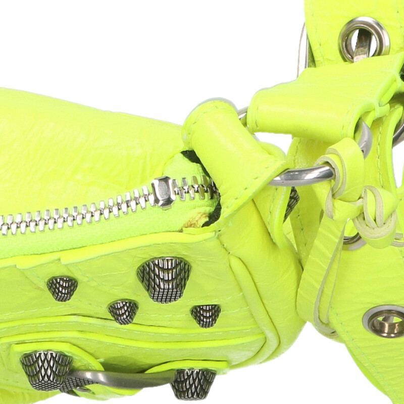 Balenciaga 671309 Lucagor XS Leather Shoulder Bag Men's XS