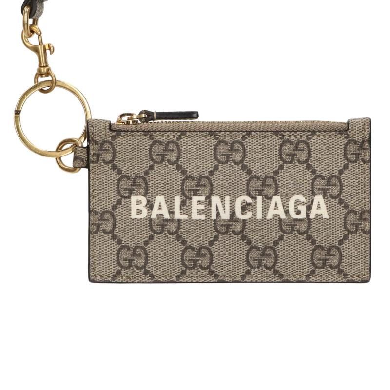 Balenciaga 681706 GG All Over Logo Card Case For Men