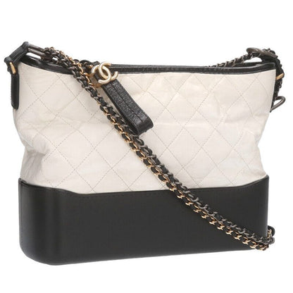 Chanel Gabrielle De Chanel Hobo Aged Calfskin Chain Shoulder Bag Women Medium