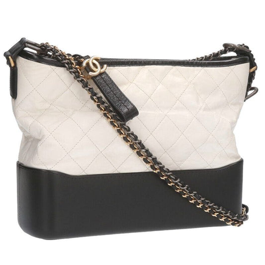 Chanel Gabrielle De Chanel Hobo Aged Calfskin Chain Shoulder Bag Women Medium