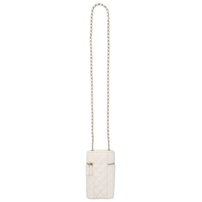 Chanel Matelasse Vanity Phone Case Caviar Skin Chain Shoulder Bag Women