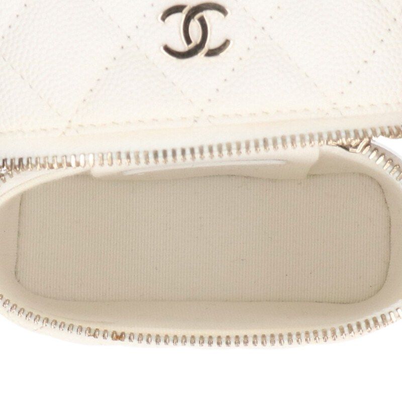 Chanel Matelasse Vanity Phone Case Caviar Skin Chain Shoulder Bag Women