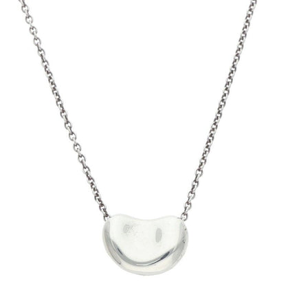 Tiffany & Co Elsa Peretti Mini Bean Silver Necklace Women