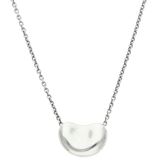 Tiffany & Co Elsa Peretti Mini Bean Silver Necklace Women