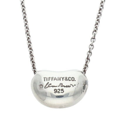 Tiffany & Co Elsa Peretti Mini Bean Silver Necklace Women