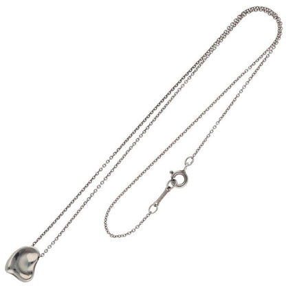 Tiffany & Co Elsa Peretti Heart Design Silver Necklace Ladies 16inch