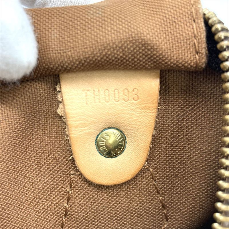 Louis Vuitton Speedy 30 Handbag Monogram Canvas M41526 Brown Gold Hardware