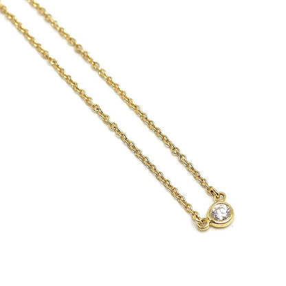 Tiffany & Co By-the-yard Necklace 750yg 1P Diamonds