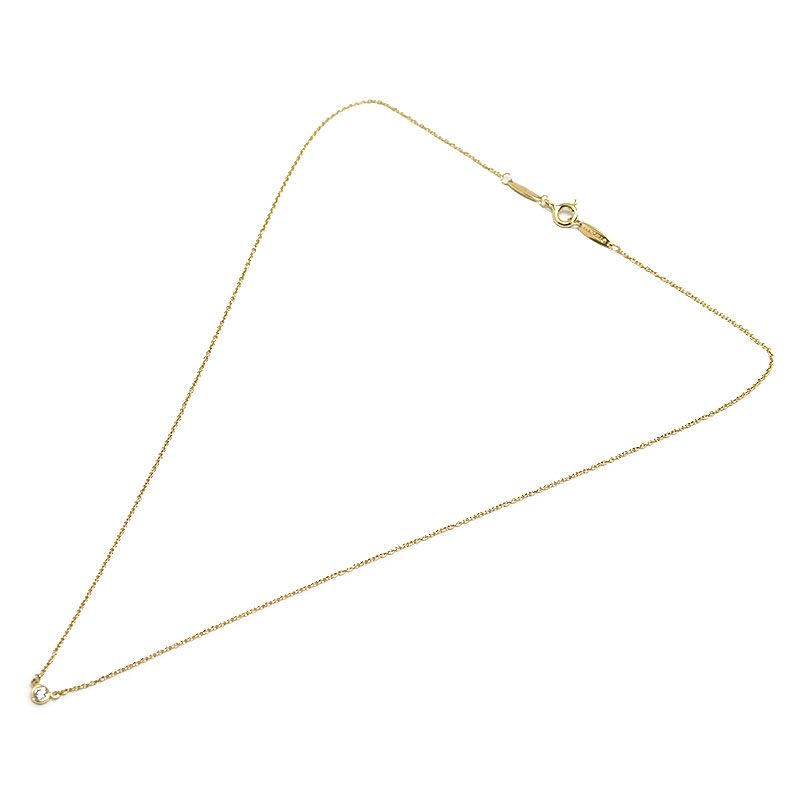 Tiffany & Co By-the-yard Necklace 750yg 1P Diamonds