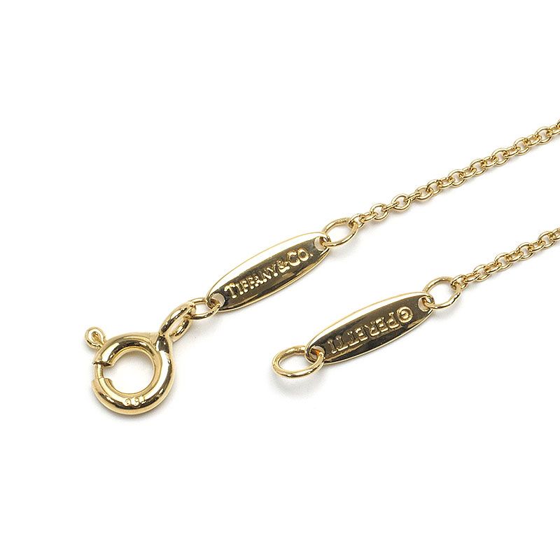 Tiffany & Co By-the-yard Necklace 750yg 1P Diamonds