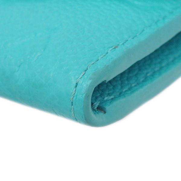 Louis Vuitton Coin Case Porte Monerosali Monogram Empreinte Kabira Blue Gold