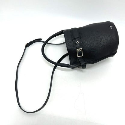 Celine Shoulder Bag Big Bag Bucket Nano Leather Black