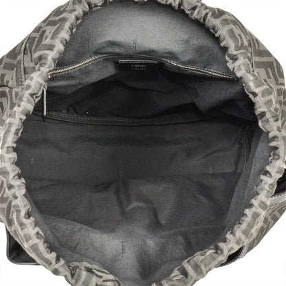 Fendi Strike Large Zucca Backpack 7vz056ag0mf0npn Black FF Jacquard
