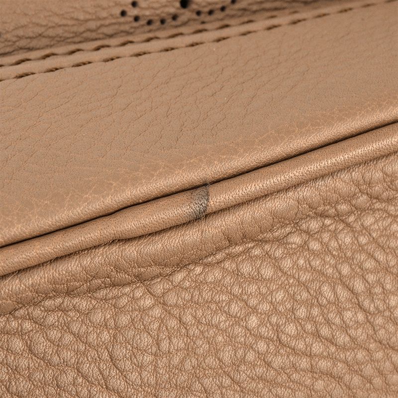 Louis Vuitton Stella PM Tote Bag Monogram Mahina M93175 Beige Poodle Ar1160