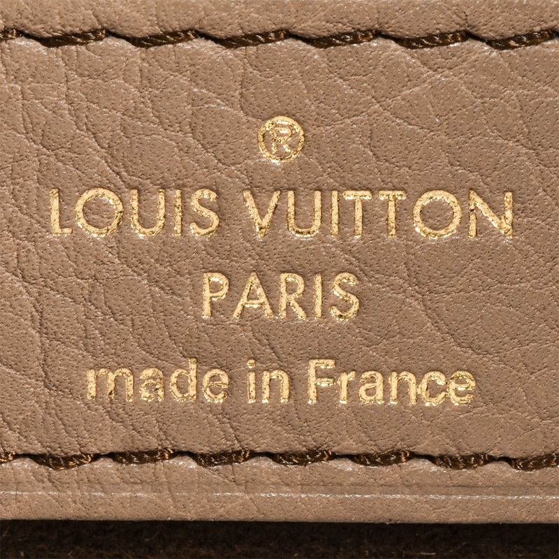 Louis Vuitton Stella PM Tote Bag Monogram Mahina M93175 Beige Poodle Ar1160