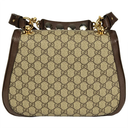 Gucci Blondi 2WAY Shoulder Bag GG Supreme Canvas 721172 Beige Gold Hardware