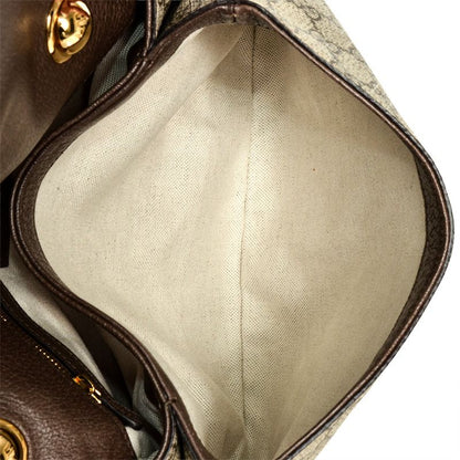 Gucci Blondi 2WAY Shoulder Bag GG Supreme Canvas 721172 Beige Gold Hardware