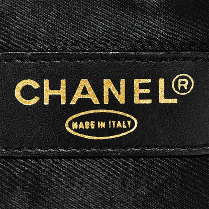 Chanel Handbag Caviar Skin Black Gold Hardware Coco Mark