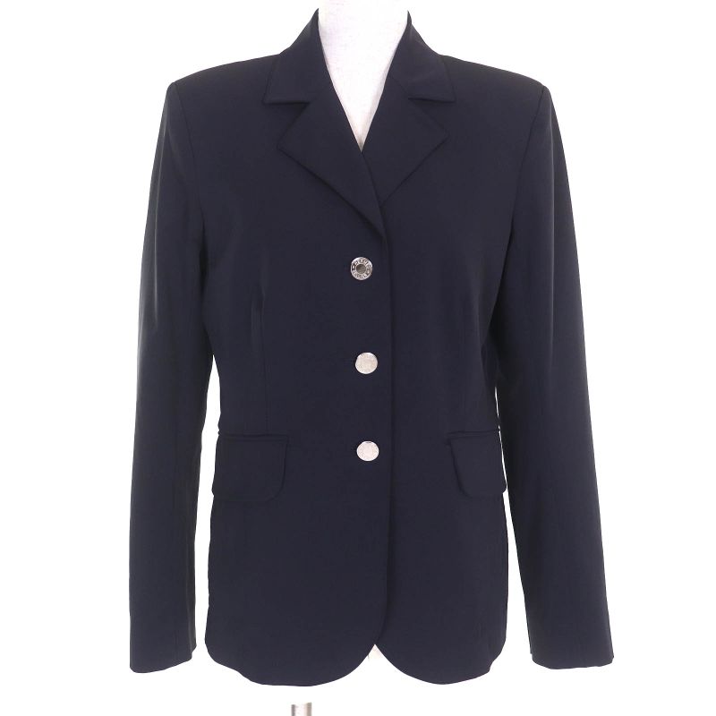 Hermes Jump Silver Hardware Serie Button Riding Competition Jacket Single