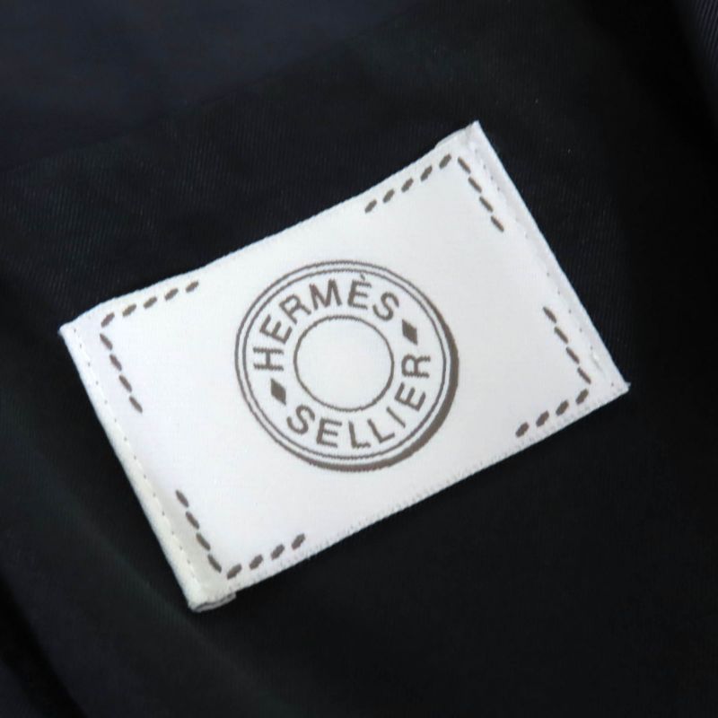 Hermes Jump Silver Hardware Serie Button Riding Competition Jacket Single