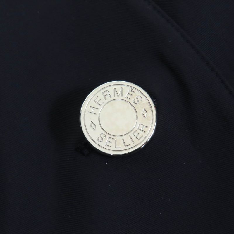 Hermes Jump Silver Hardware Serie Button Riding Competition Jacket Single