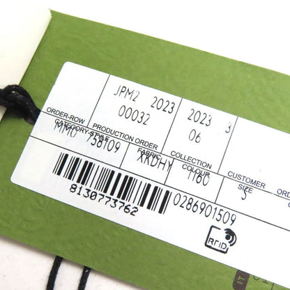 Gucci 23AW 758109 Wool Silk Ribbed Knit Tank Top Sleeveless Top Gray S Made In