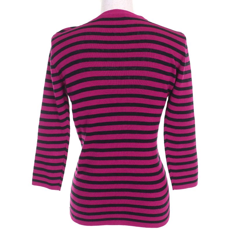 Christian DIOR 23AW 344597am729 Cashmere Silk Blend Signature Logo Striped Long