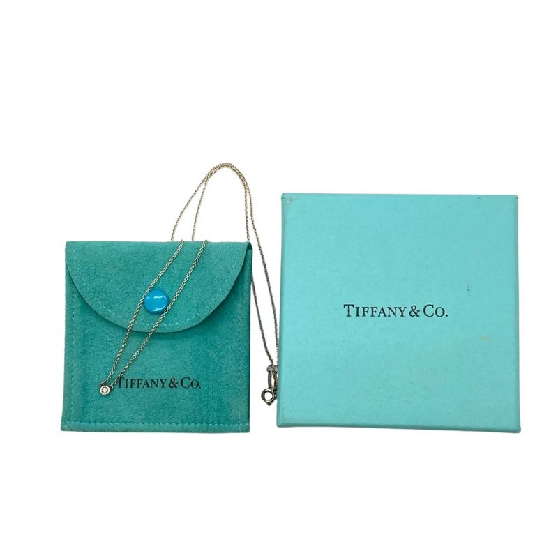 Tiffany & Co Tiffany & Co By-the-yard Diamond Necklace Sv925 15g Silver Diamond