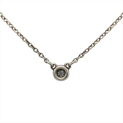 Tiffany & Co Tiffany & Co By-the-yard Diamond Necklace Sv925 15g Silver Diamond