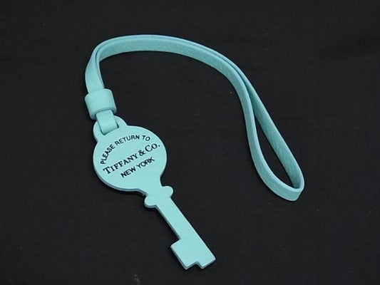 Tiffany & Co Tiffany & Co Return To Tiffany & Co Leather Key Motif Bagcharm