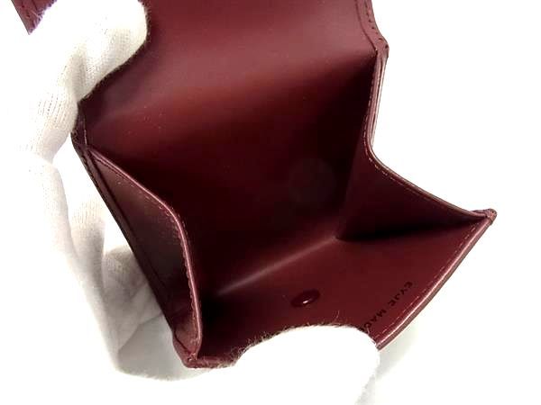Cartier Must Line Leather Coin Case Coin Purse Wallet Men's Ladies Bordeaux