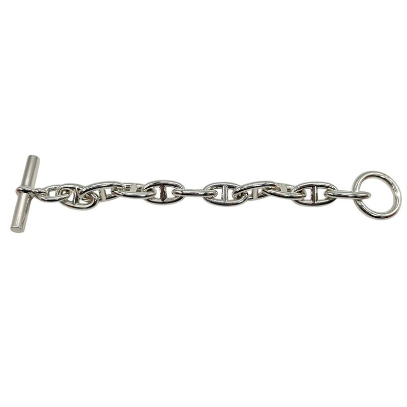 3428 Hermes Bracelet Chaine D'ancre GM H101672b 010 Ag925 10 Frames Silver
