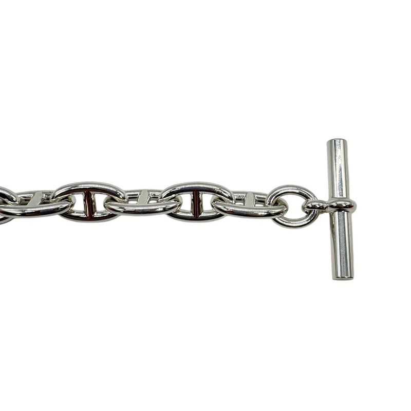 3428 Hermes Bracelet Chaine D'ancre GM H101672b 010 Ag925 10 Frames Silver