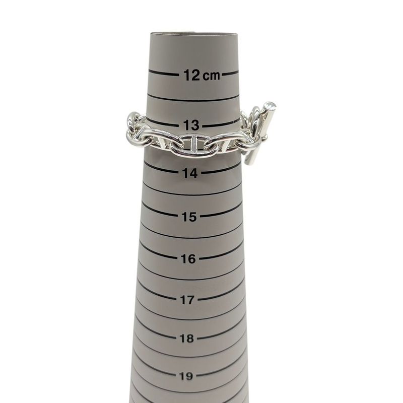 3428 Hermes Bracelet Chaine D'ancre GM H101672b 010 Ag925 10 Frames Silver