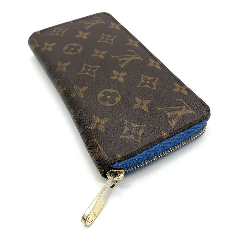 Louis Vuitton Zippy Wallet Long Wallet Monogram Canvas M63894 Brown Gold